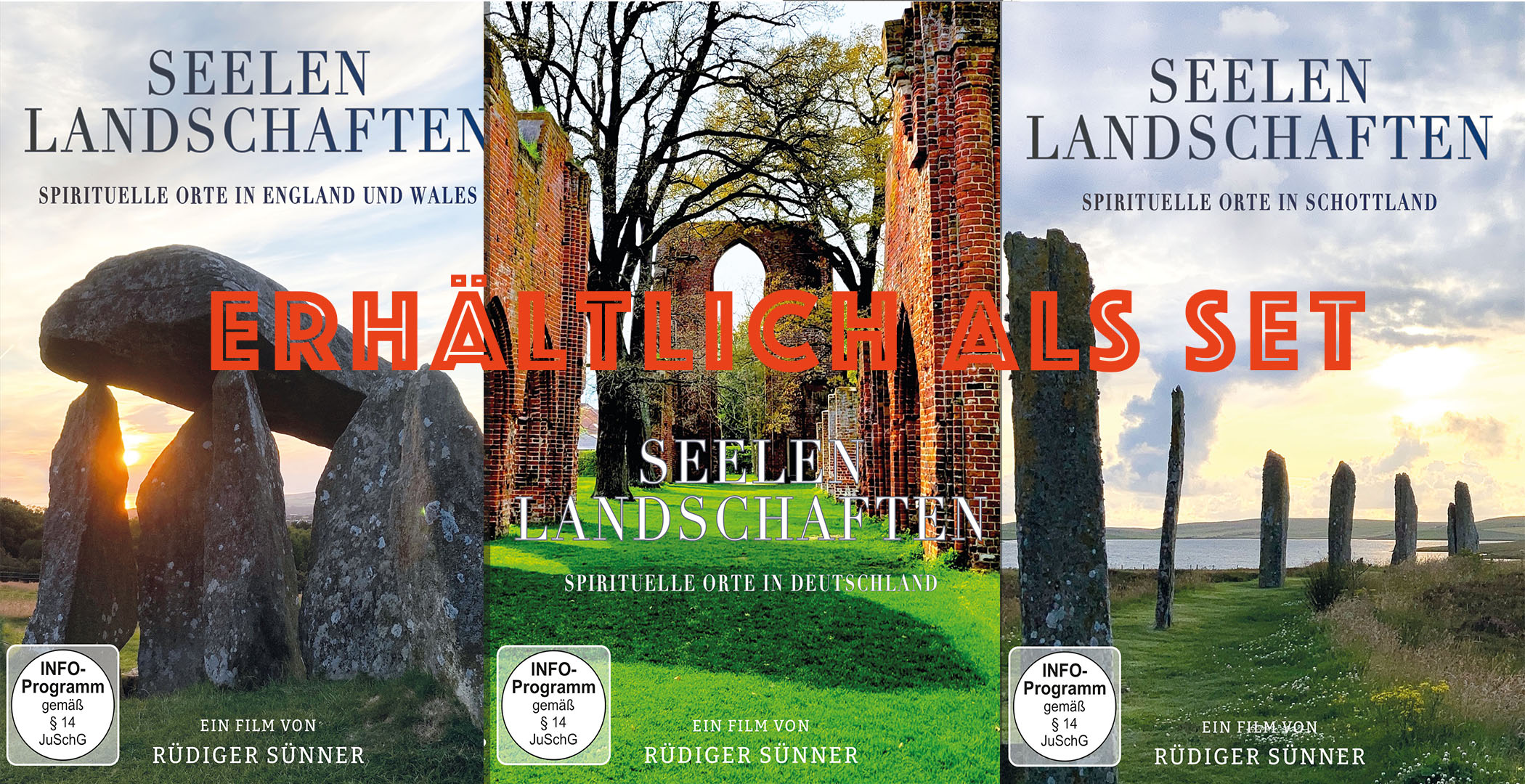 Set Seelenlandschaften -England&Wales, Schottland, Deutschland 3DVD (Bild für) Set Seelenlandschaften -England&Wales, Schottland, Deutschland 3DVD