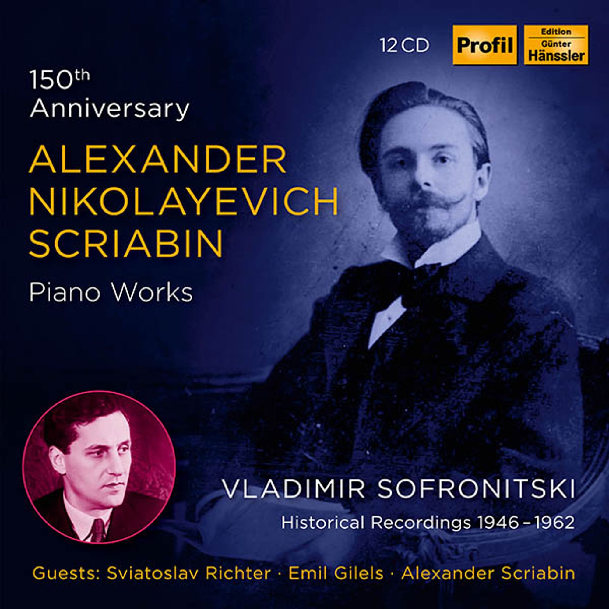 Alexander Scriabin: Klavierwerke (Historical Recordings 1946-1962) auf 12 CDs(1872-1915) (Bild für) Alexander Scriabin: Klavierwerke (Historical Recordings 1946-1962) auf 12 CDs(1872-1915)